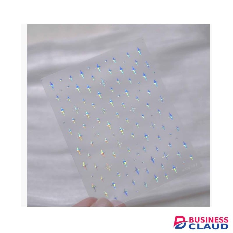 1 piece 5D nail stickers metal mini self-adhesive nail art stickers