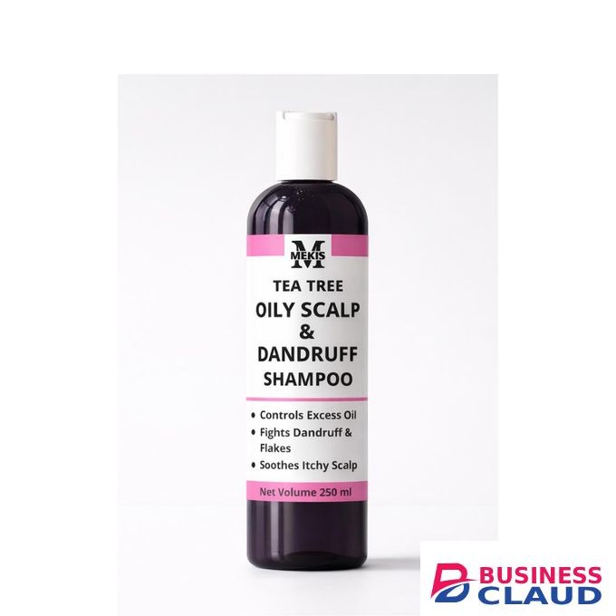 Mekis Tea Tree Oily Scalp & Dandruff Shampoo - Controls Excess Oil,Fights Dandruff & Flakes