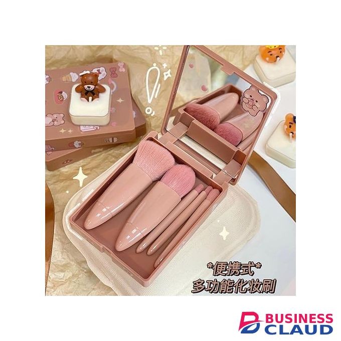 5-piece Portable Multi-functional Loose Powder Brush