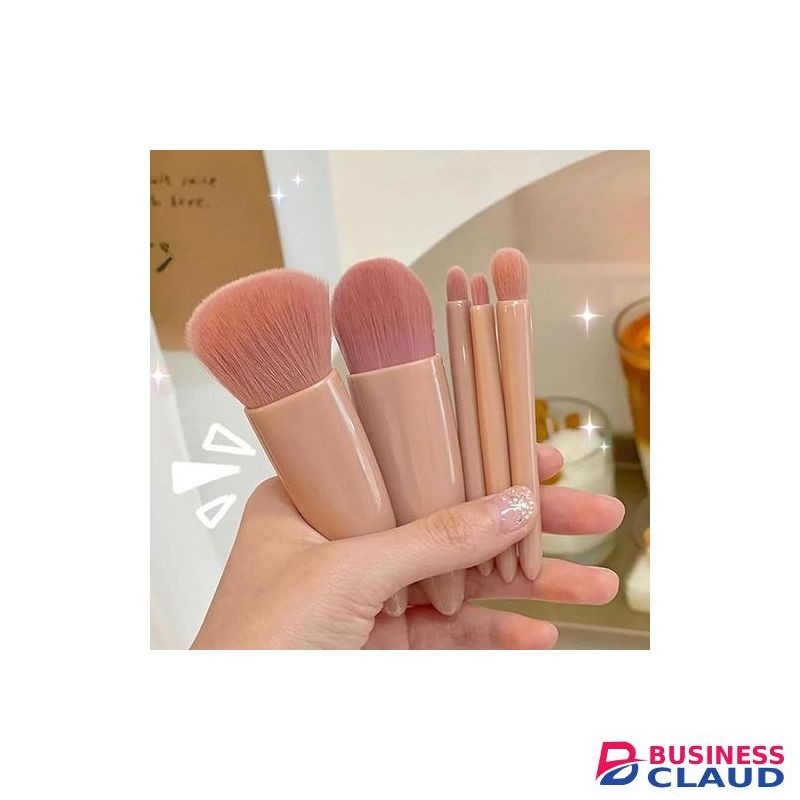 5-piece Portable Multi-functional Loose Powder Brush