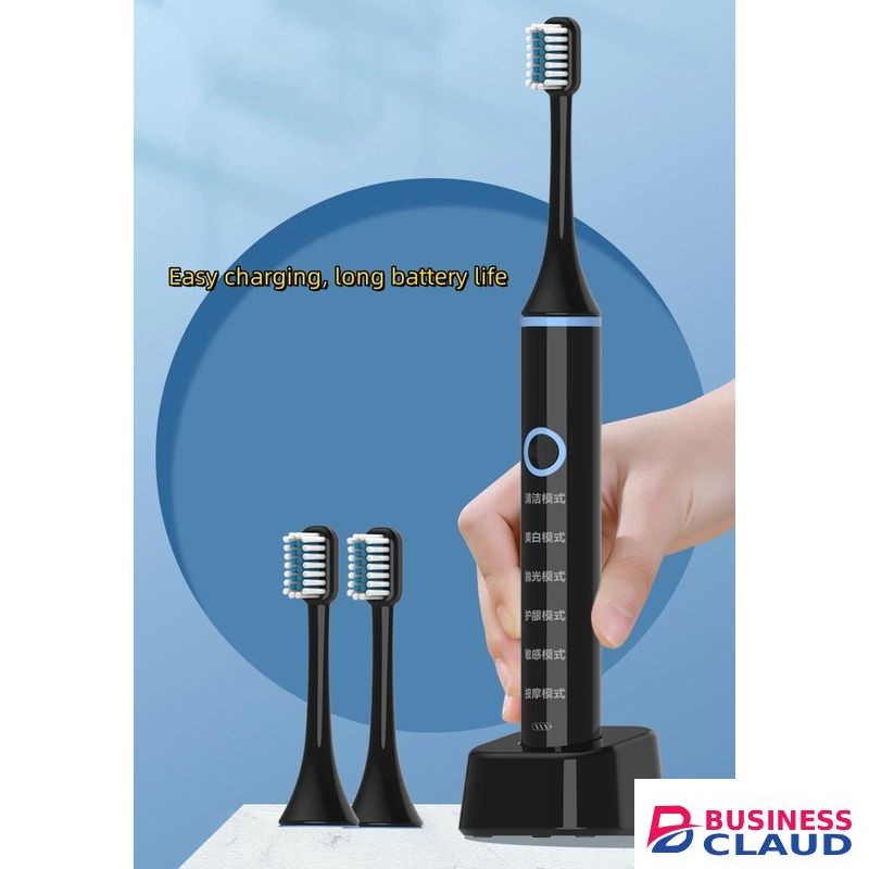 4 Brush Head Electric Toothbrush With USB Charging