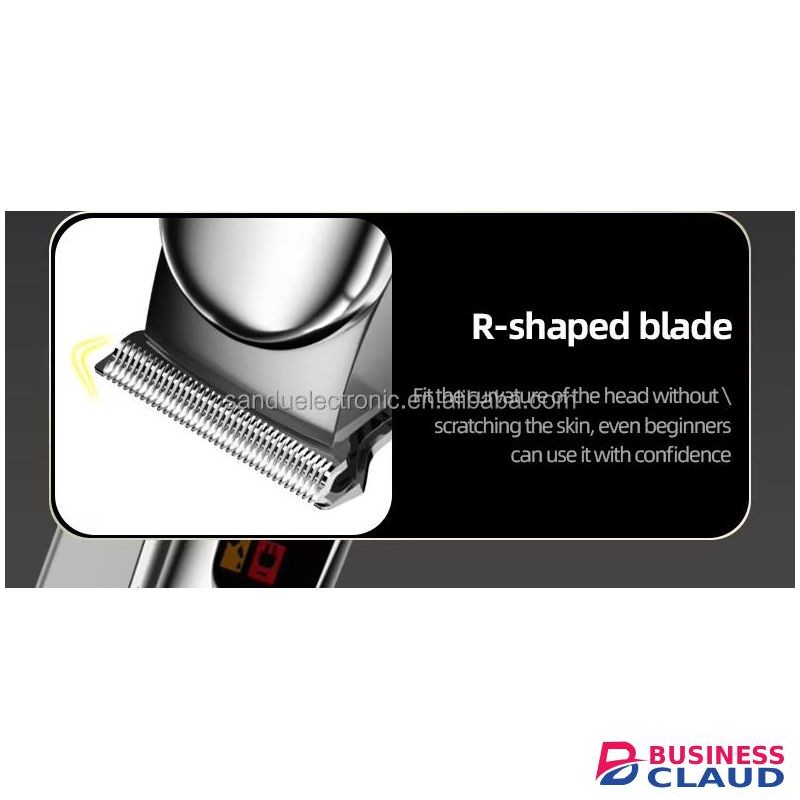 Professional 1200mAh Cordless Rechargeable Shaver Hair Clippers Waterproof USB for Hotel Household Grooming Outdoor Hair Cutting