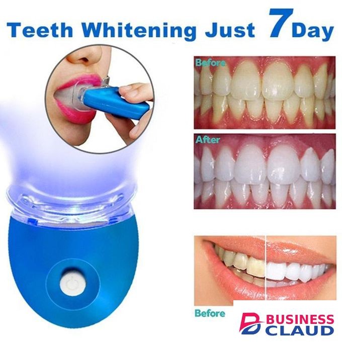 2pcs LED blue light teeth whitening lamp, teeth whitening lamp - blue + white