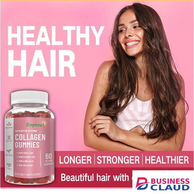 Daynee Collagen Gummies With Biotin And Vitamin C Beauty Nails Hair Smooth Skin Joint Bone Health