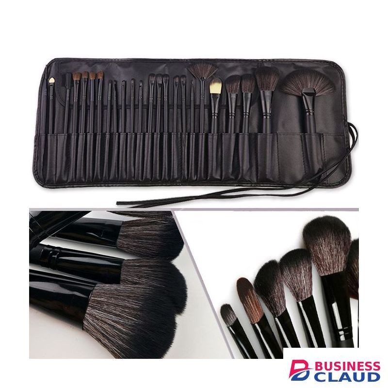 Fashion 24 Pcs Naked Professional Makeup Brush Set Tools Kit Spray Holder