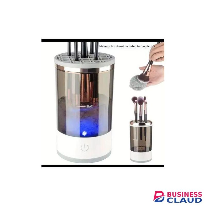 Electric Make Up Brush Cleaner â€“ Hands Free Multi Cleaning with Auxiliary Mode