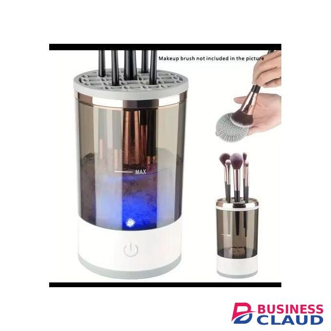 Electric Make Up Brush Cleaner â€“ Hands Free Multi Cleaning with Auxiliary Mode