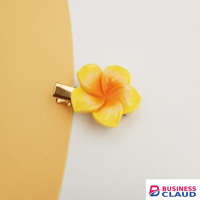 3 Pcs Flower Hairclip Fashionable Barrettes