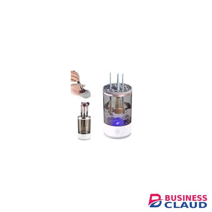 Automatic Electric Makeup Brush Cleaner Machine - Hands-Free Deep Cleaning & Drying Tool with Auxiliary Mode