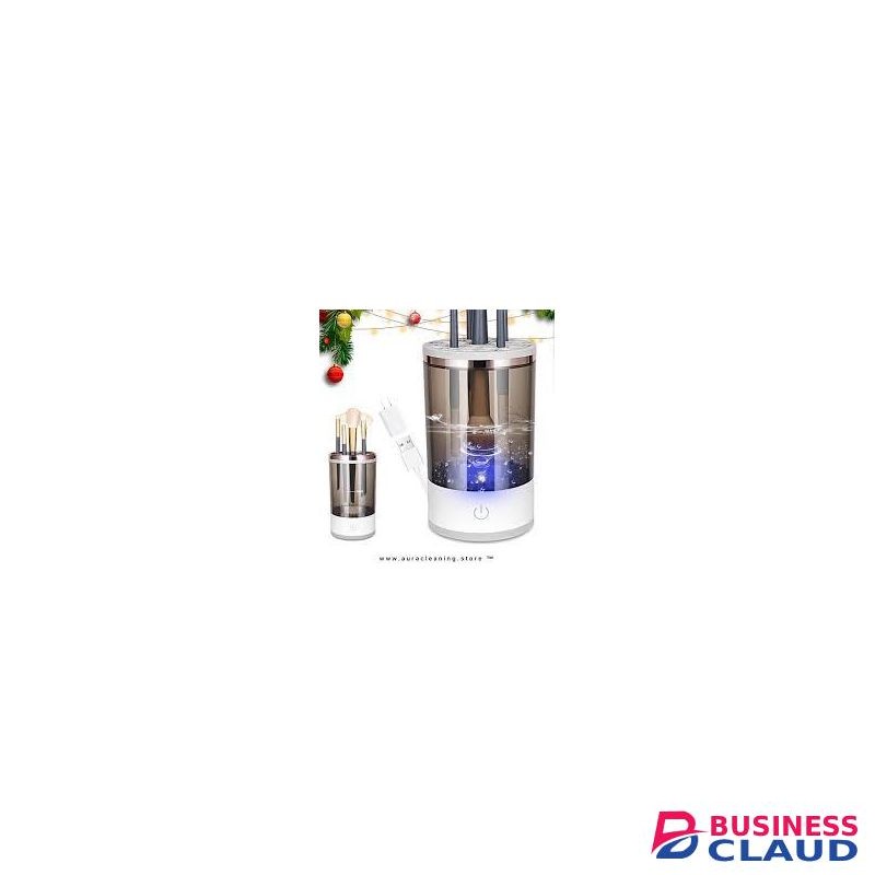 Automatic Electric Makeup Brush Cleaner Machine - Hands-Free Deep Cleaning & Drying Tool with Auxiliary Mode