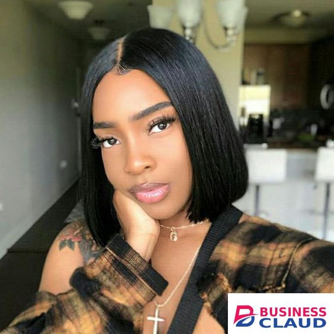 Medium Cut Bangs Wigs For Women Short Hair Medium Cut Bob Hairstyle For Women Bob Wigs And Head Cover For Women