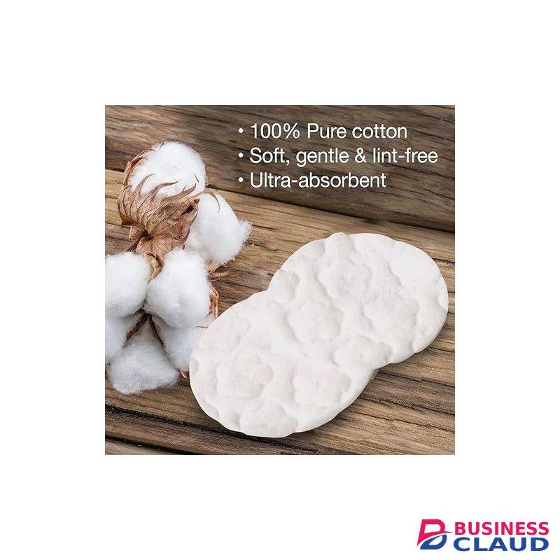 Vilana ForPro Professional Collection Premium Cotton Rounds, 100% Cotton, Non-Tearing, Lint-Free, for Cosmetic, Nail, and Personal Use, 2.25"