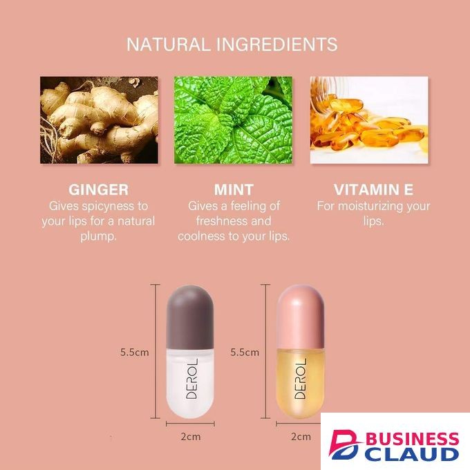 DEROL Lip Plumper, Beautiful Fuller, Hydrating & Reduce Fine Lines