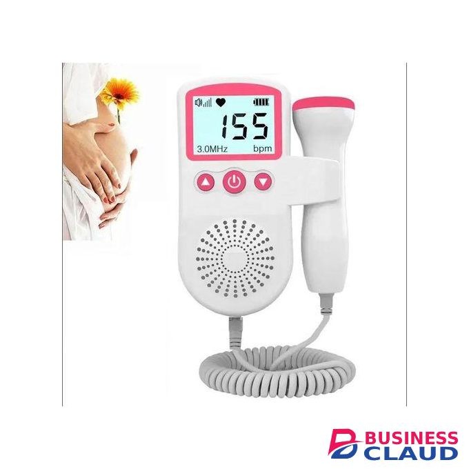 Doppler fetal portable pregnancy baby heart rate monitor