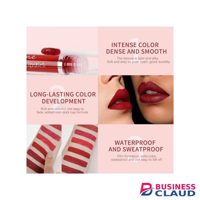 Maxfine Matte Liquid Lipstick Waterproof Lip Gloss Lasting Makeup-02
