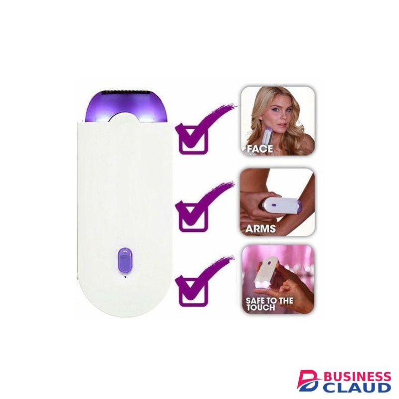 Painless Hair Removal, Rechargeable Epilator Smooth Touch Hair Remover - Light Technology Hair Remove, Apply to Any Part of The Body