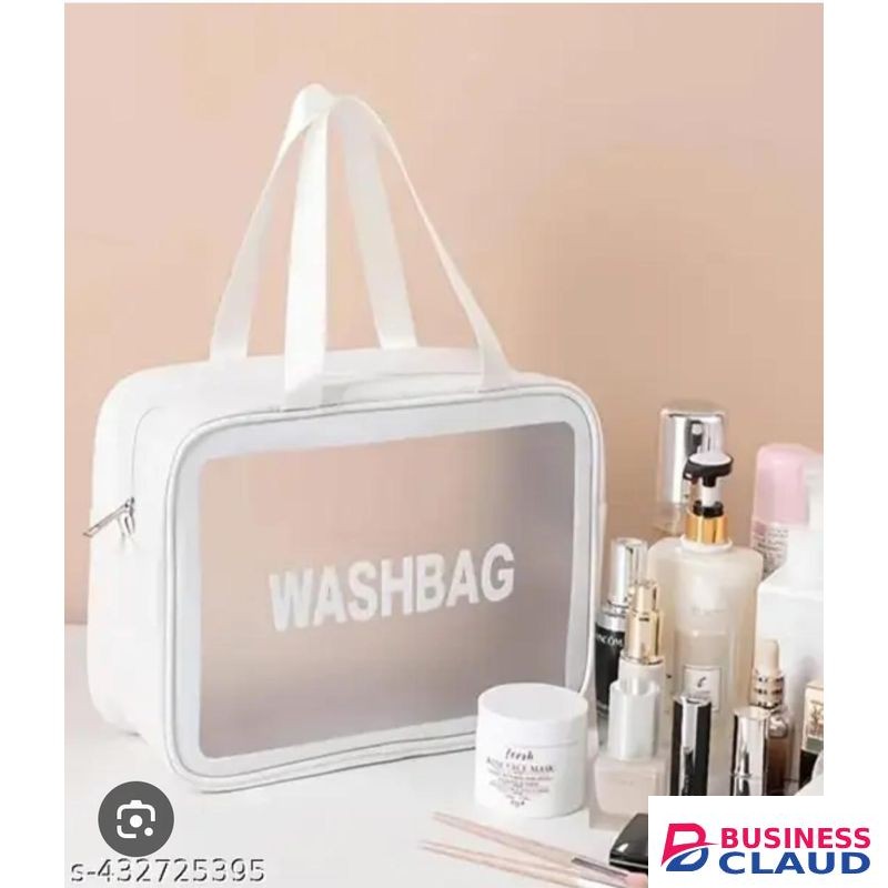 3 in 1 Waterproof Cosmetics and Wash Bags for Travel Home Bathroom – Durable, Spacious, Lightweight Organizer for Makeup Toiletries Skincare Accessories with Easy Carry