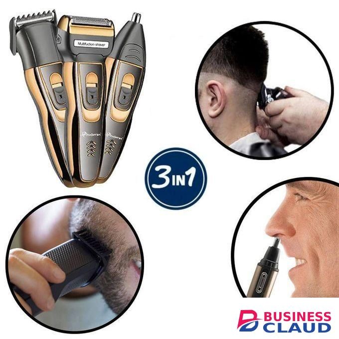 Rechargeable Hair Shaving Machine, Shaver- 3 In 1