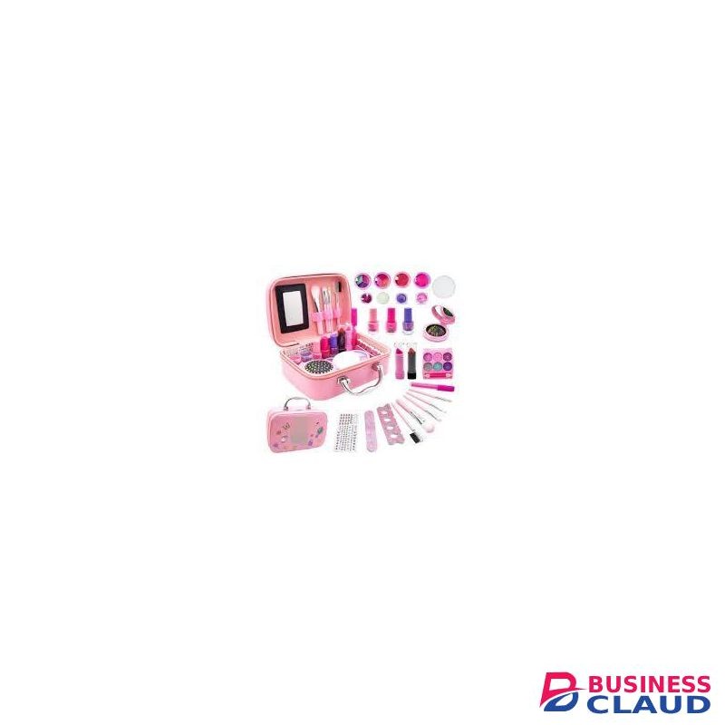 Washable & Non-Toxic Kids Makeup Kit for Girls – Princess Cosmetic Play Set