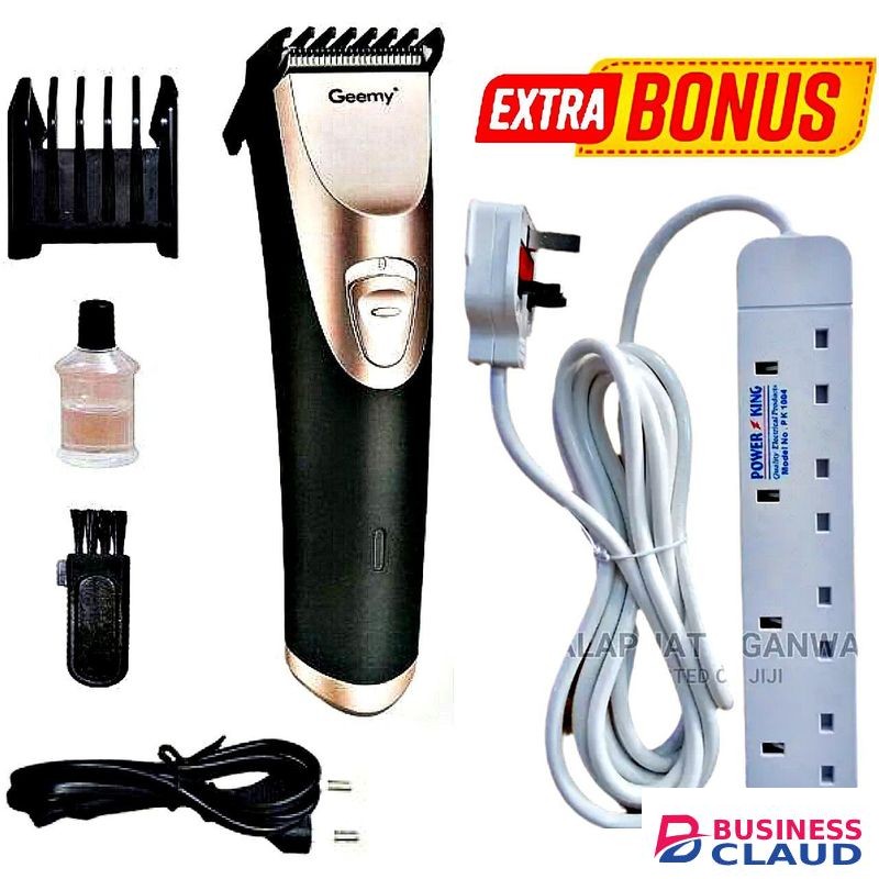 Geemy Rechargeable Personal Shaving Machine // Power King Extension Cable