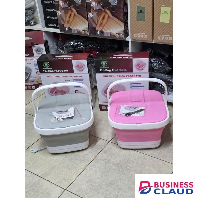 Foldable Electric Foot Bath Massager - Portable Relaxing Foot Spa