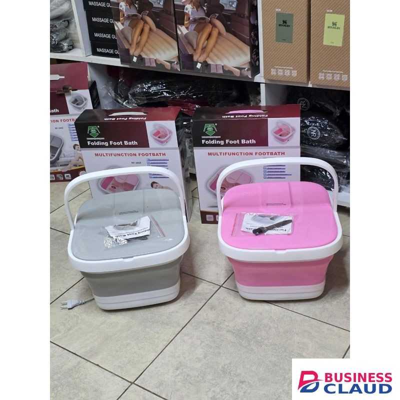 Foldable Electric Foot Bath Massager - Portable Relaxing Foot Spa