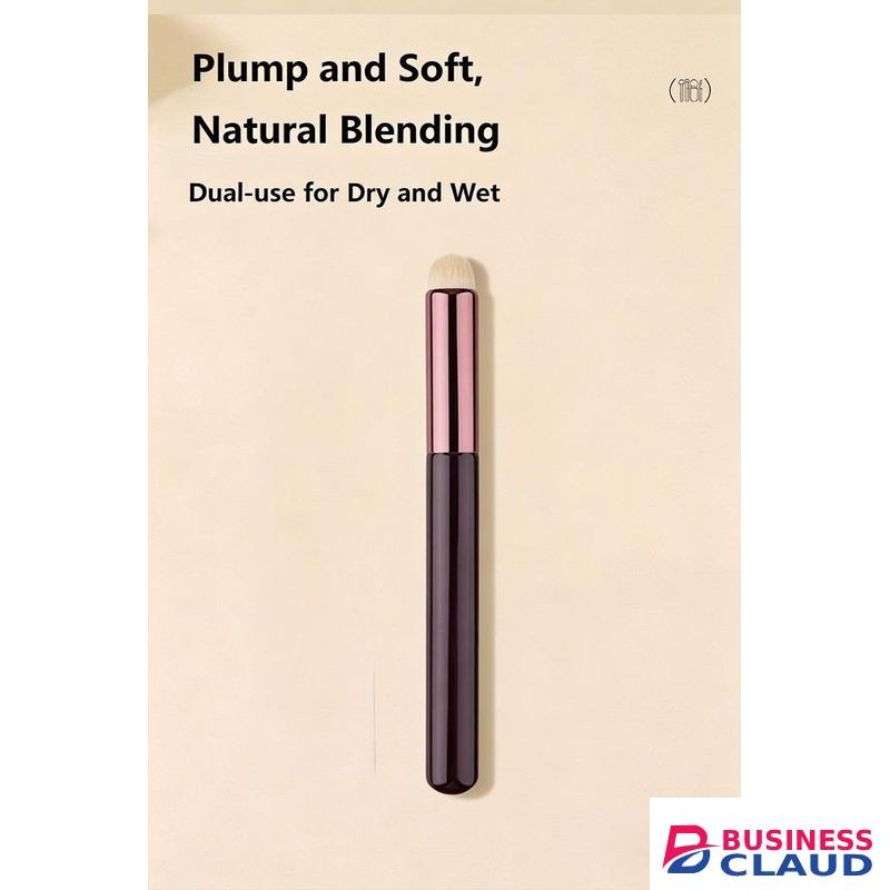 Round Head Lip Brush Prevent Lipstick Smudging Soft Animal Hair-like Bristles Makeup Must-Have for Beginners