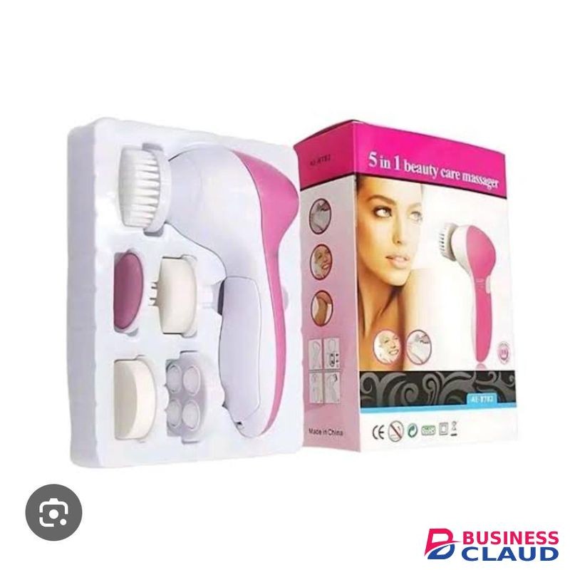 5 in 1 Beauty Care Massager or Electric Facial Cleansing Brush Set