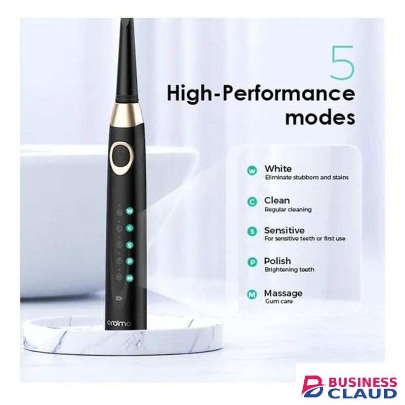 Oraimo SmartDent C2 Smart Electric Toothbrush (508), Black