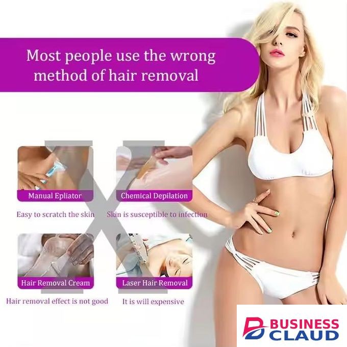 Painless Women's Shaver, Electric Hair Removal ,Fast Charge, Depilatory Sense-light Body Bikini Epilator, remove all body hair painlessly without damaging skin , avoid chemical hair removal.CORDLESS.