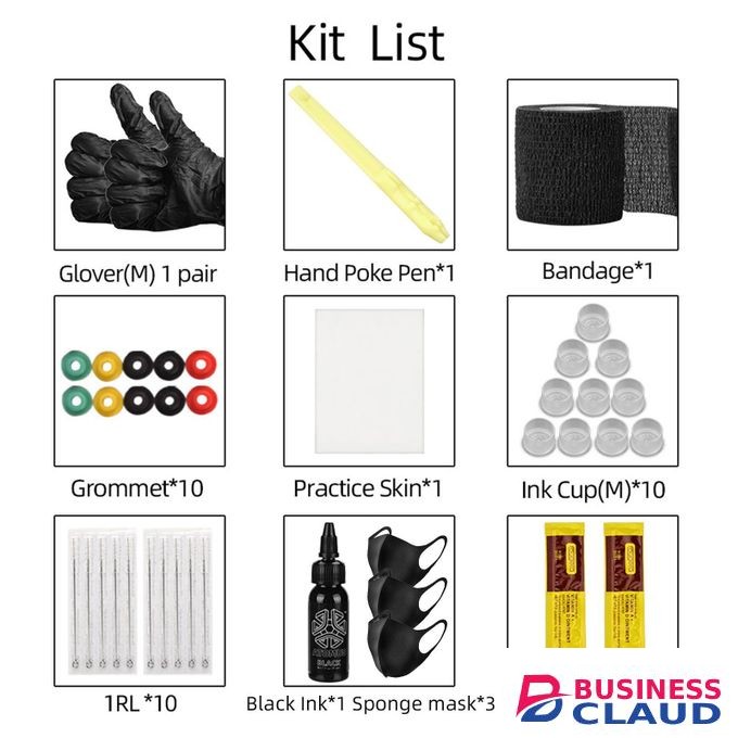 3D Printing Tattoo Hand Pen Needle Set