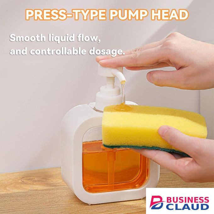 2Pcs/500ml Push-On Hand Soap Dispenser - Shampoo/Body Wash Transparent Dispenser