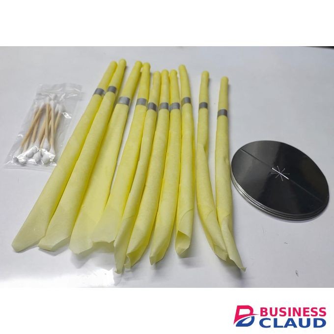 10 pcs Ear Wax Candle, Ear Wax Organic Ear Candle, Natural Beeswax Candle Cone Therapeutic Reduces Tinnitus and Eliminates Health Ear Care Treatment