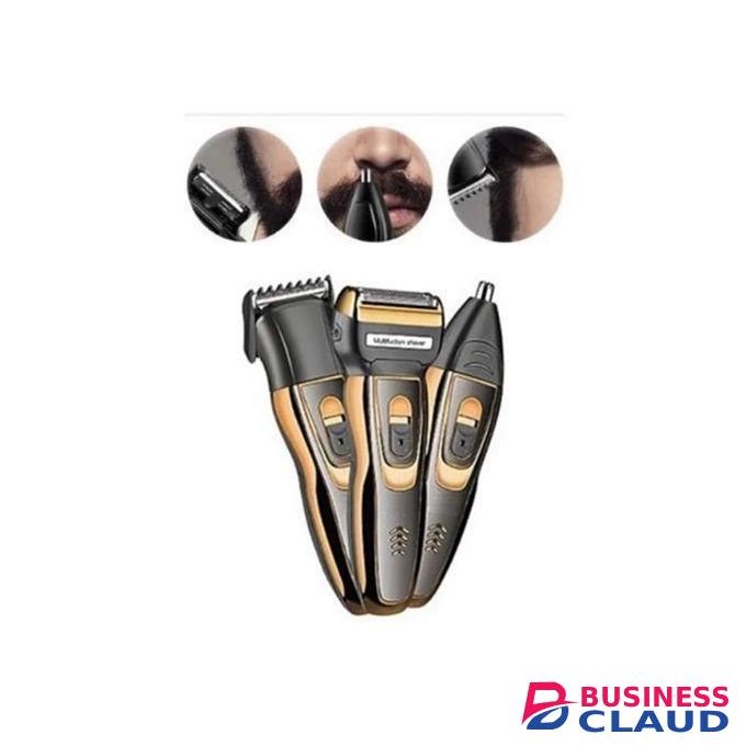 Geemy 3 In 1 Rechargeable Electric Shaving Machine/Shaver
