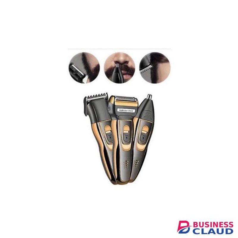 Geemy 3 In 1 Rechargeable Electric Shaving Machine/Shaver