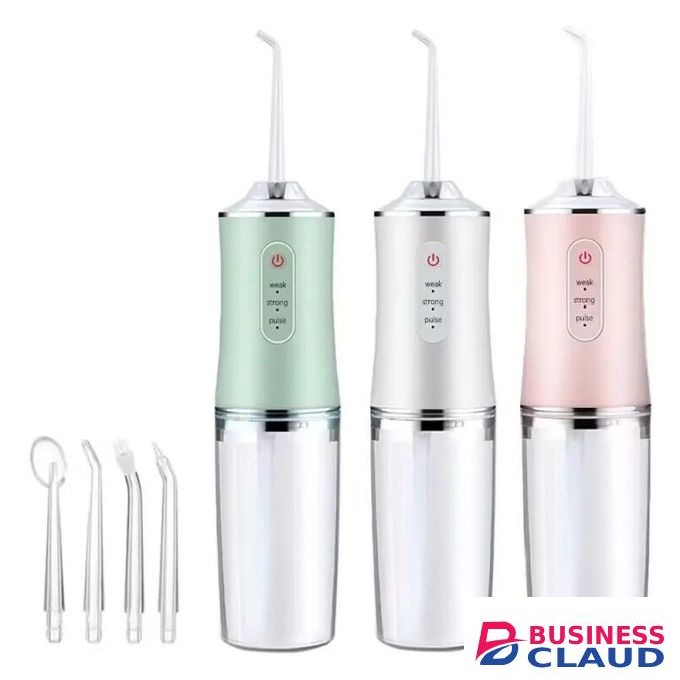 Rechargeable Portable oral irrigator with 4 nozzles