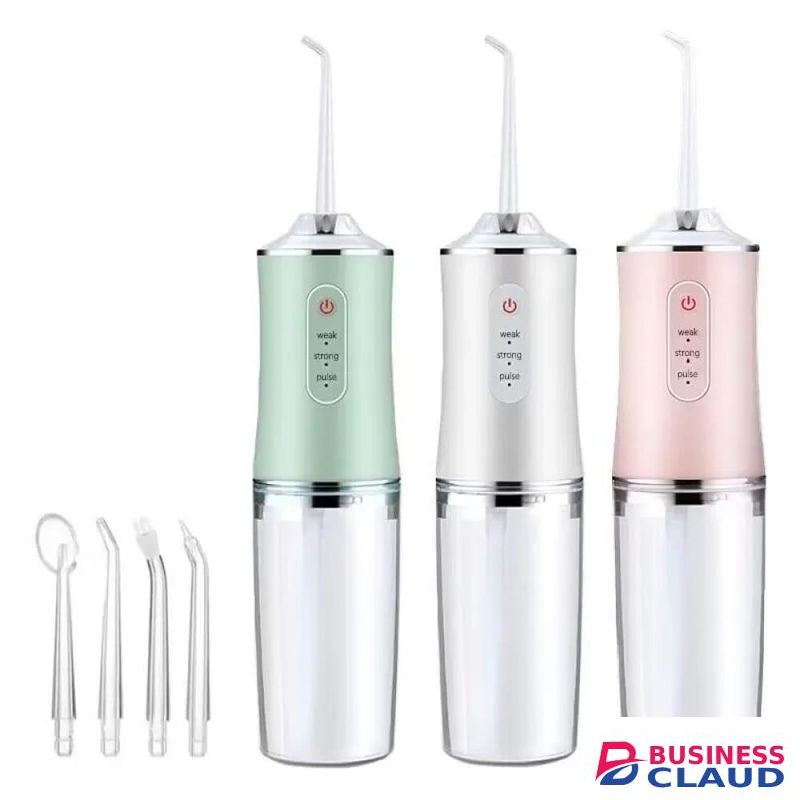 Rechargeable Portable oral irrigator with 4 nozzles