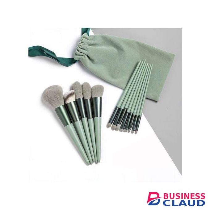 13PCS Professional Makeup Brush Set - Full Face Brush Kit with Travel Storage Bag, Eyeshadow, Foundation, Powder, Blush, Eyebrow Brushes