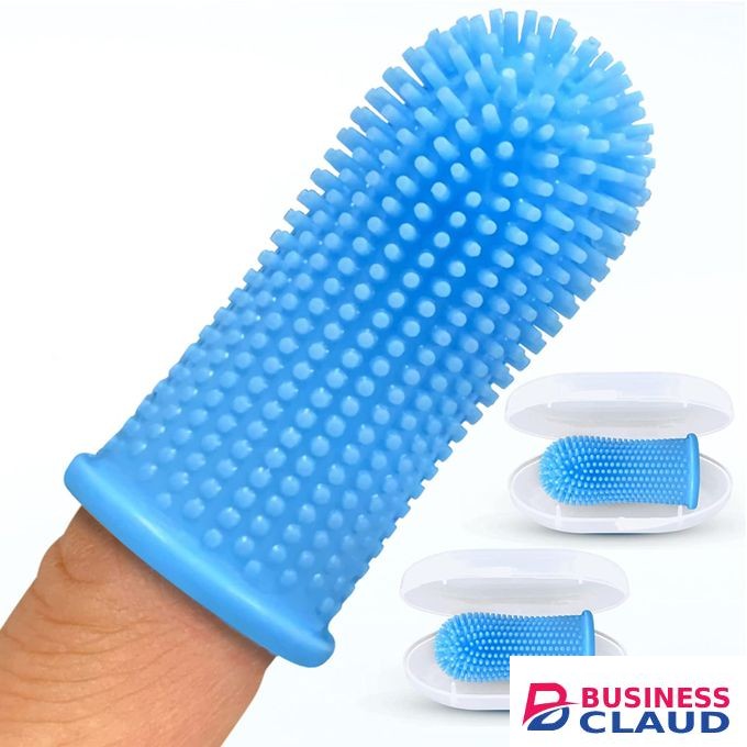 2 Pcs Dog Toothbrush, 360º Finger Toothbrush Kit, Cat Toothbrush With Full Surround Bristles