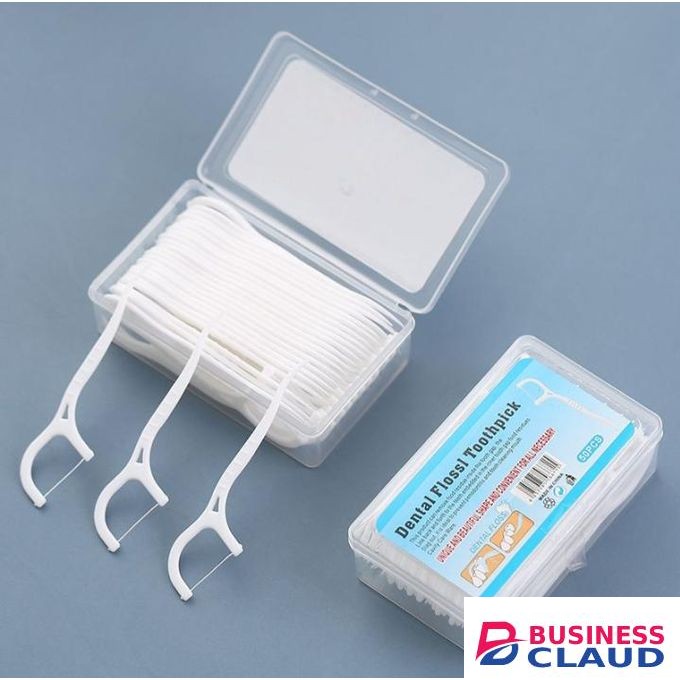 50pcs Dental Floss Toothpicks for Oral Care, Dental Hygiene, and Gum Health,