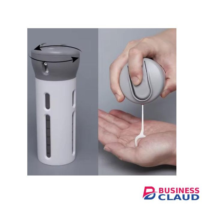 4 in 1 Travel Dispenser Bottle Set With Labels and Storage Box for Cosmetic/Shampoo/Hair/Essentials