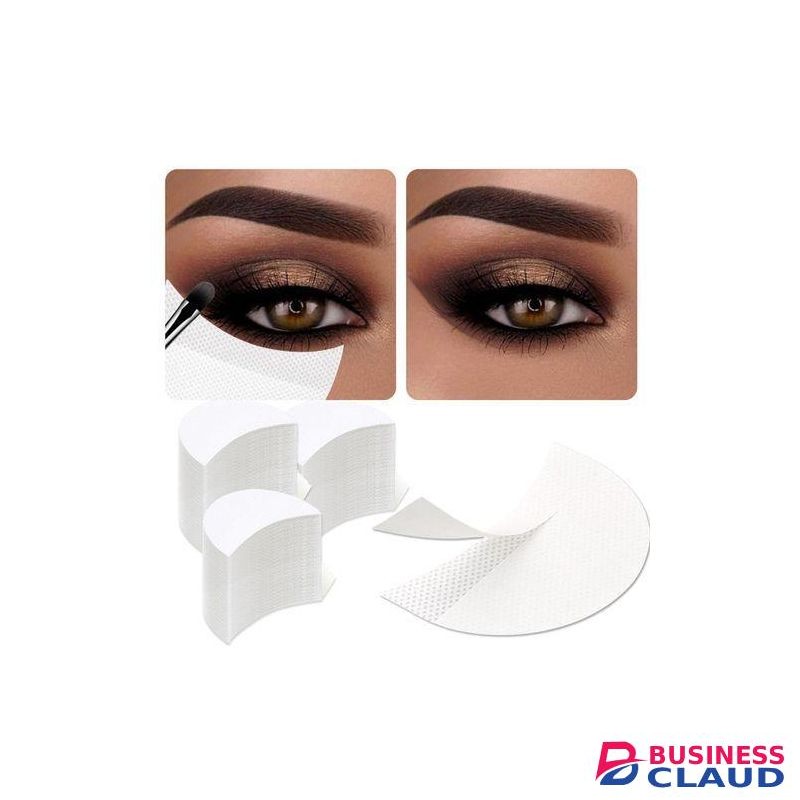 100 Pcs Eyeshadow Shields, Eyeshadow Stencil for Prevent Makeup Residue, Lint Free Gel Pad for Eyeliner, Eyelash Extensions and Lip Makeup