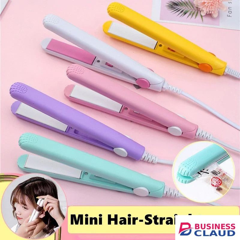 Mini Hair-Straightener Thermostatic Electric Ceramic Curling Iron