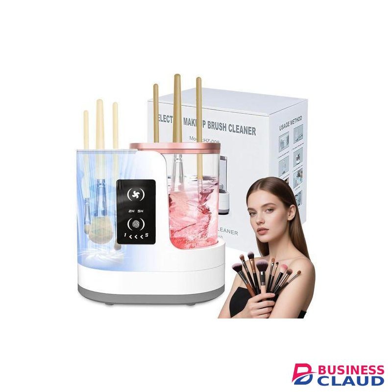 3 IN 1 Electric Makeup Brush Cleaner, dryer and holder ,Automatic Makeup Brush Cleaner,Portable USB Deep Cleaning for All Size Beauty Makeup Brush Set,