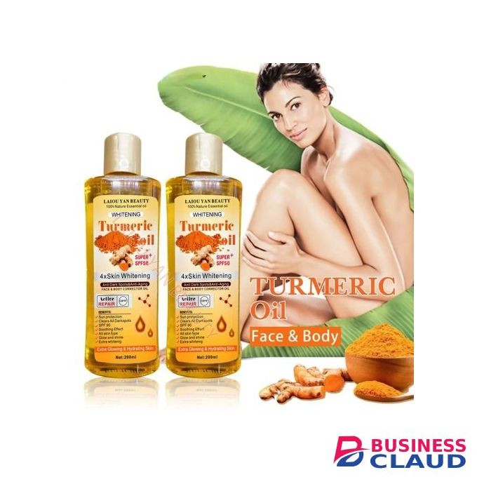 DR MEINAIER Tumeric Oil Facial Body SkinCare Massage Oil Dark Spot Remover.