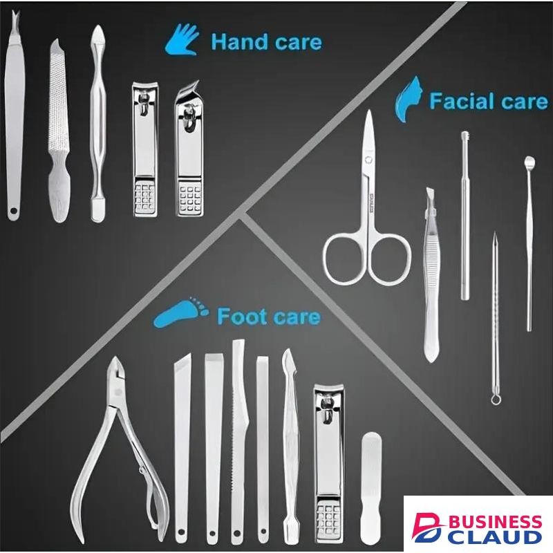 19-in-1 Nail Clipper, Ear Pick & Pedicure Kit– Manicure Pedicure Grooming Tools