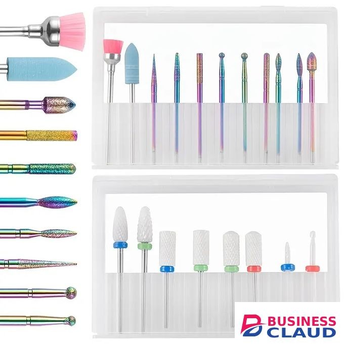 19Pcs Tungsten Steel Polishing Head Tool Set For Manicure