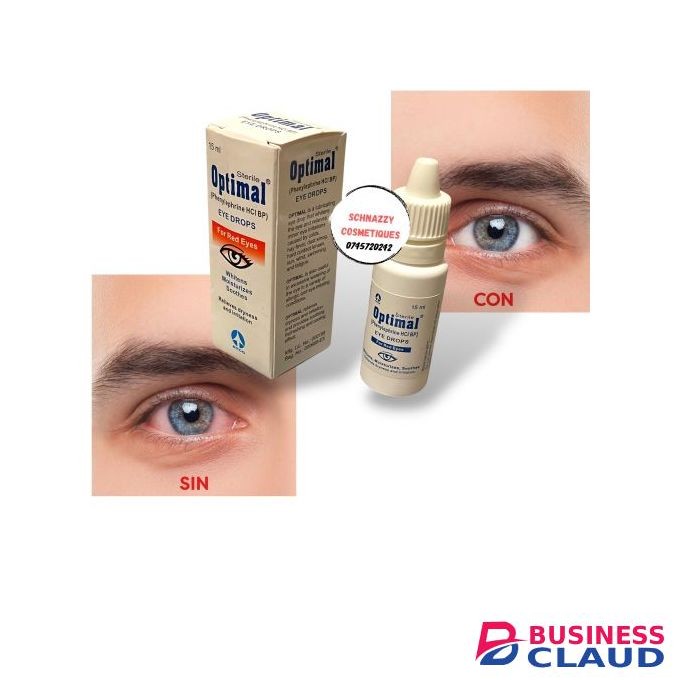 Optimal Sterile Eyedrops for Red Eyes Relieves Dryness Irritation Sensitivity to Dust Light Exhaustion Whitens Moisturises Soothes Brighter Clear Eyes in Seconds.