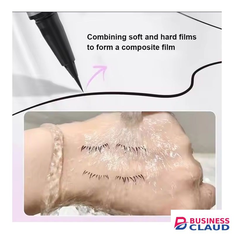 Lower Eyelashes Stamp Pen Waterproof Sweatproof Korean Makeup Cosmetics Natural-looking Eyelash 3 In 1