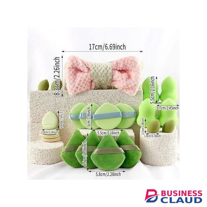 35-piece makeup brush, beauty tool and bag set